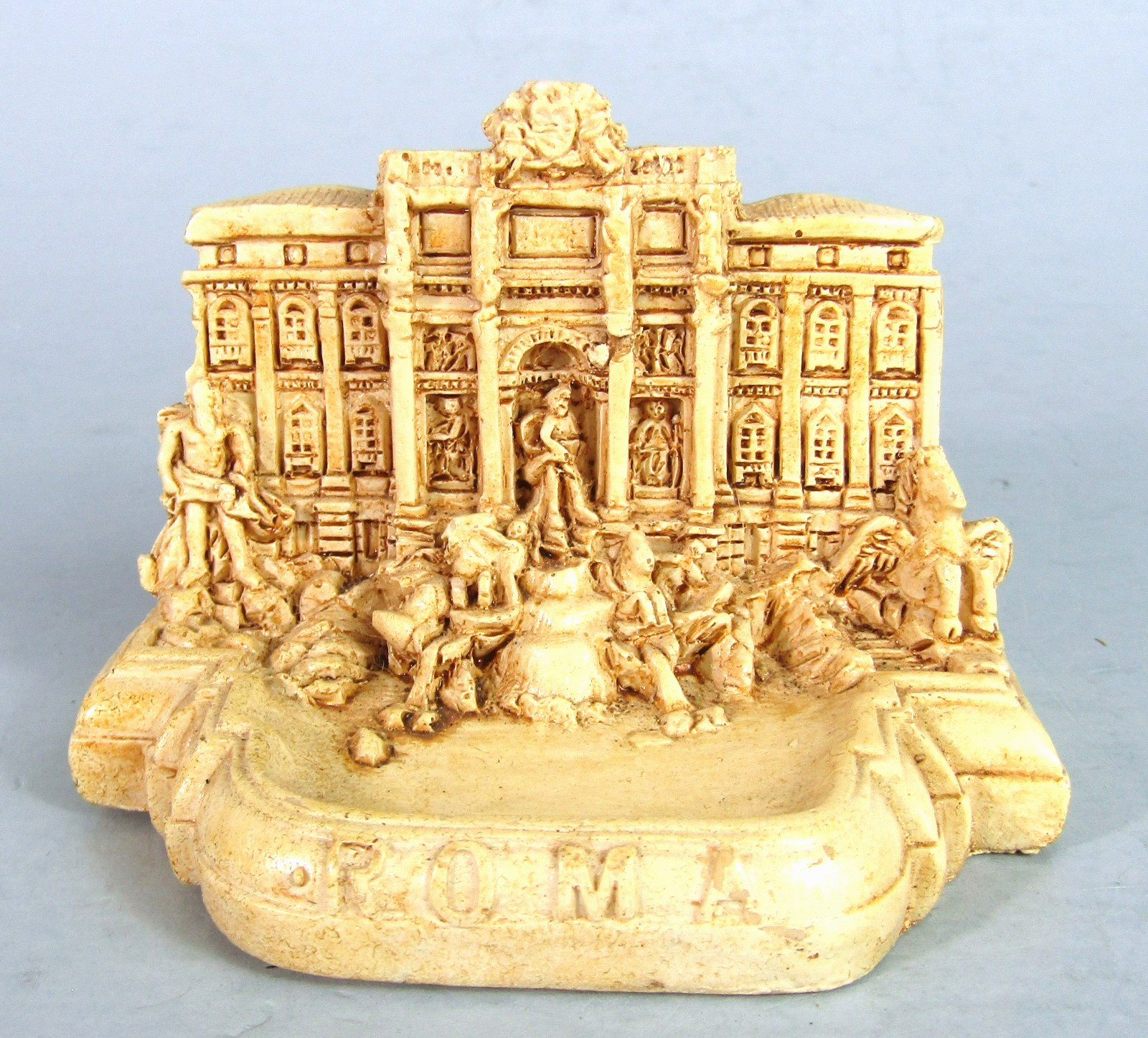 TREVI FOUNTAIN ROME Vintage Resin Souvenir Building Replica Italy