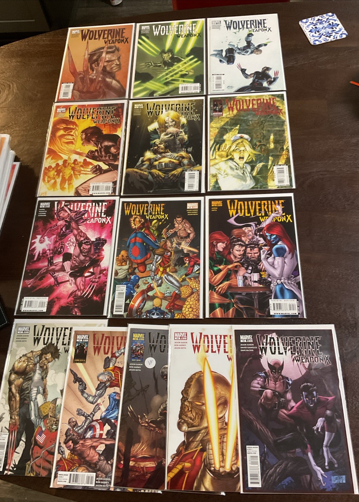 Wolverine: Weapon X Partial Set 14 Of 16 VF-NM (2009) #1,2,4,5,7-16
