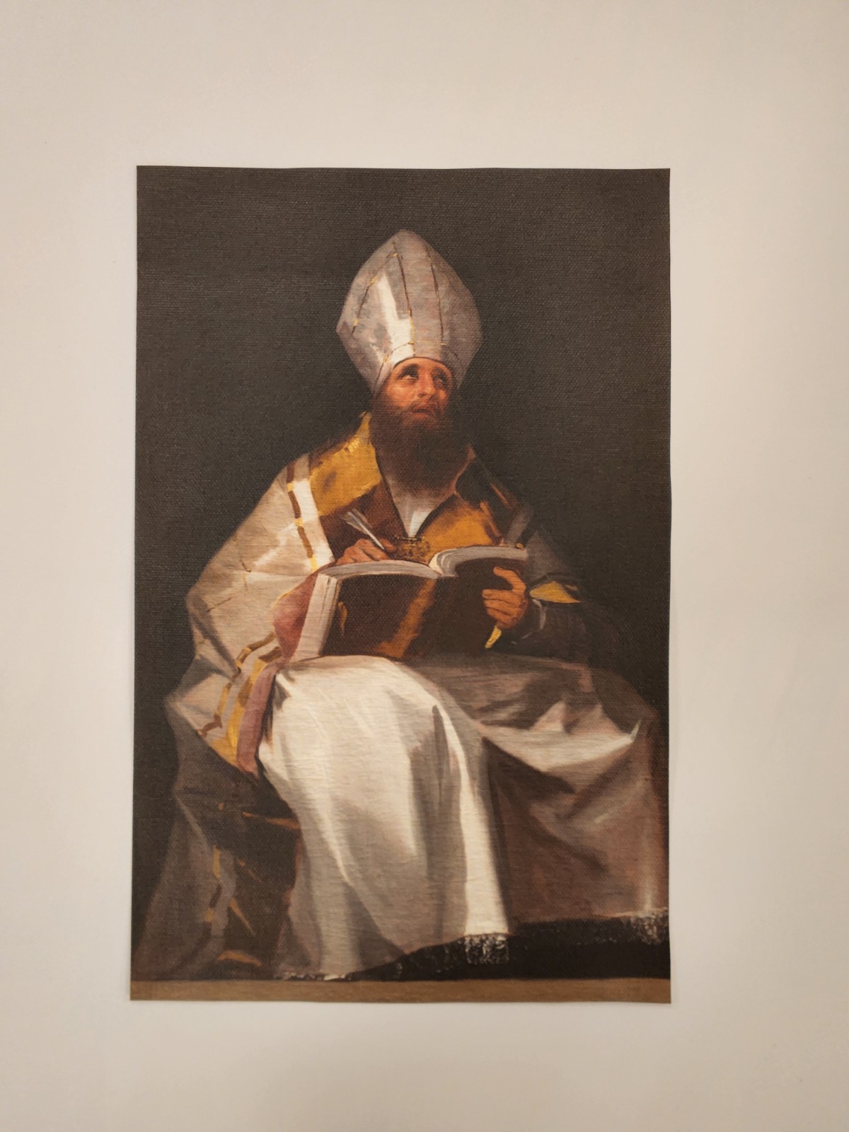 St. Ambrose of Milan, 8x12 Catholic art print painting Goya St. Ambrose of Milan, 8x12 Catholic art print painting Goya