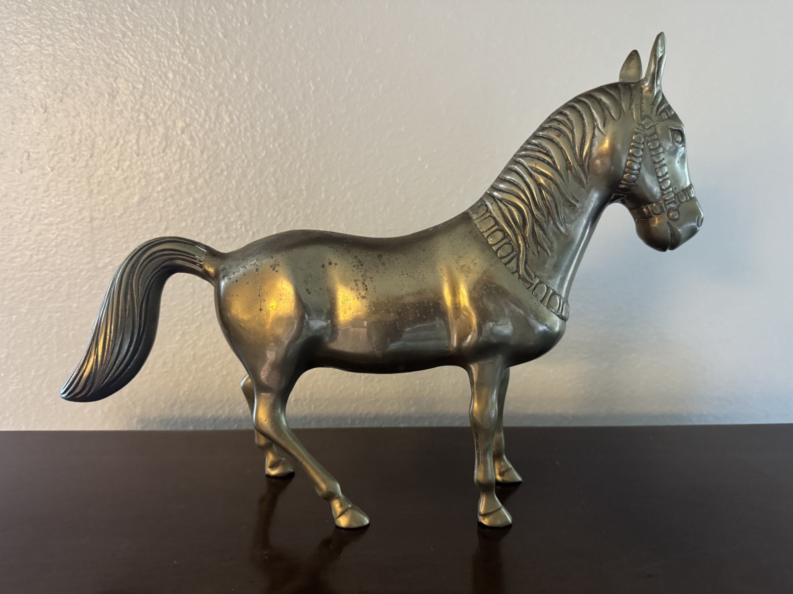 Vintage Solid Brass Horse Figurine Vintage Solid Brass Horse Figurine