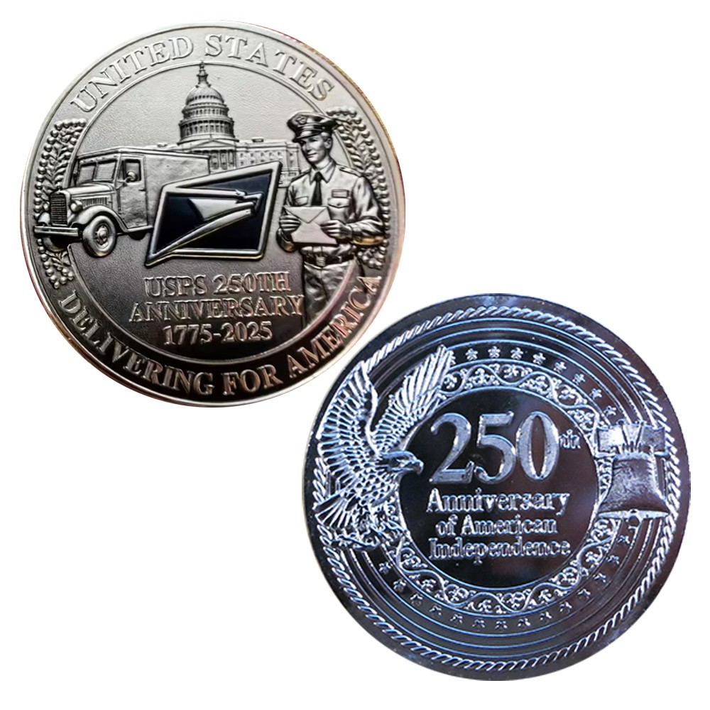 U.S. Post Office 250 Anniversary Challenge Coin Commemorative US 1-pc