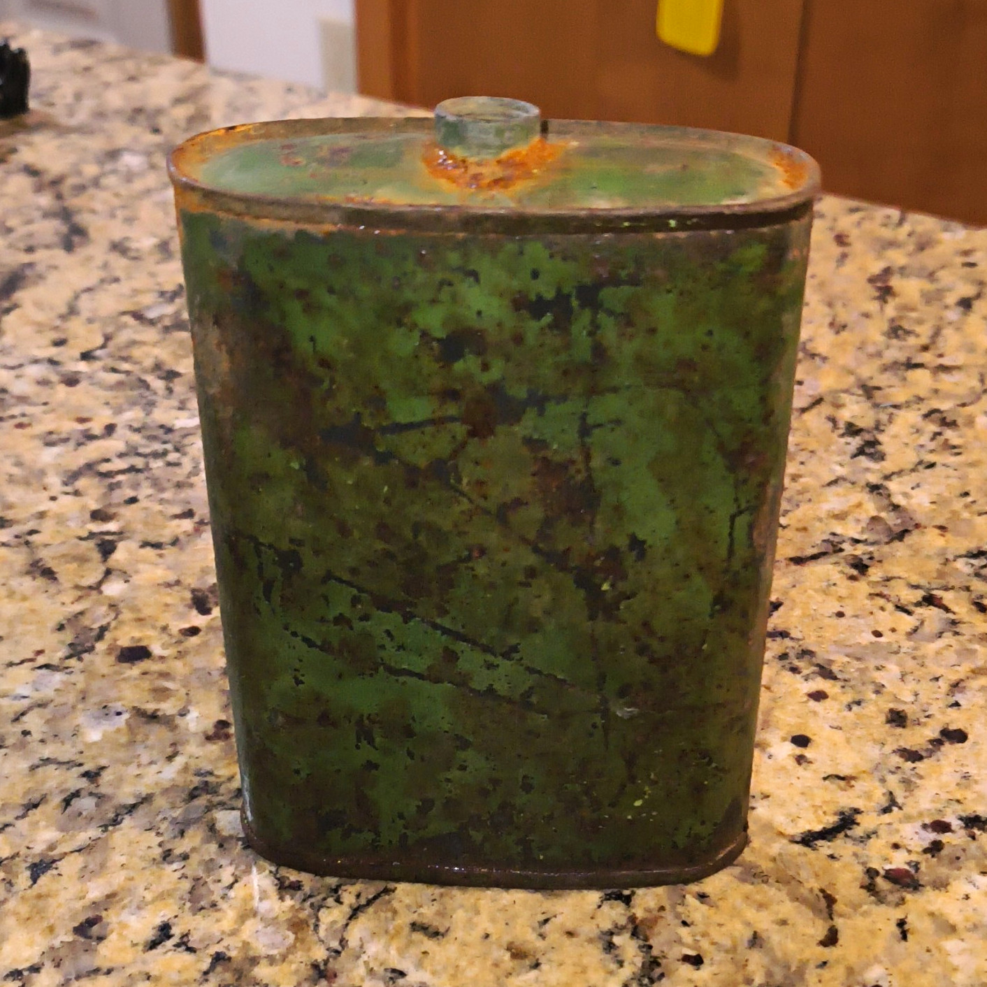 CIVIL WAR ERA POWDER TIN 1859 PATENT VERY RARE Original-NO CAP CIVIL WAR ERA POWDER TIN 1859 PATENT VERY RARE Original-NO CAP