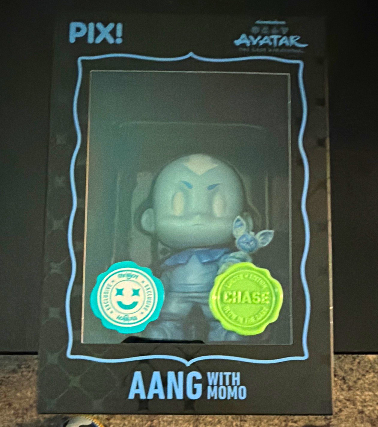 Thrilljoy PIX Avatar: The Last Airbender Aang Glow Chase w/ protector & hero. Thrilljoy PIX Avatar: The Last Airbender Aang Glow Chase w/ protector & hero.
