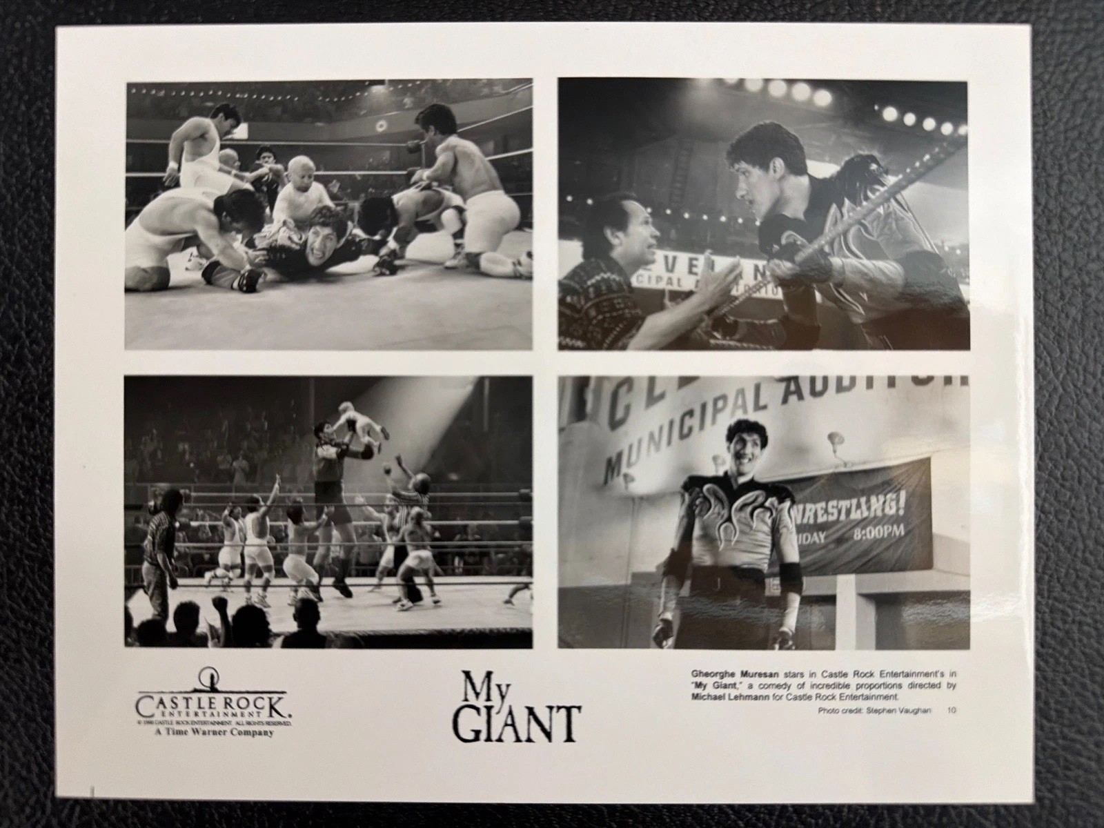 1998 My Giant Promo Photo Gheorghe Muresan Wrestling Stills