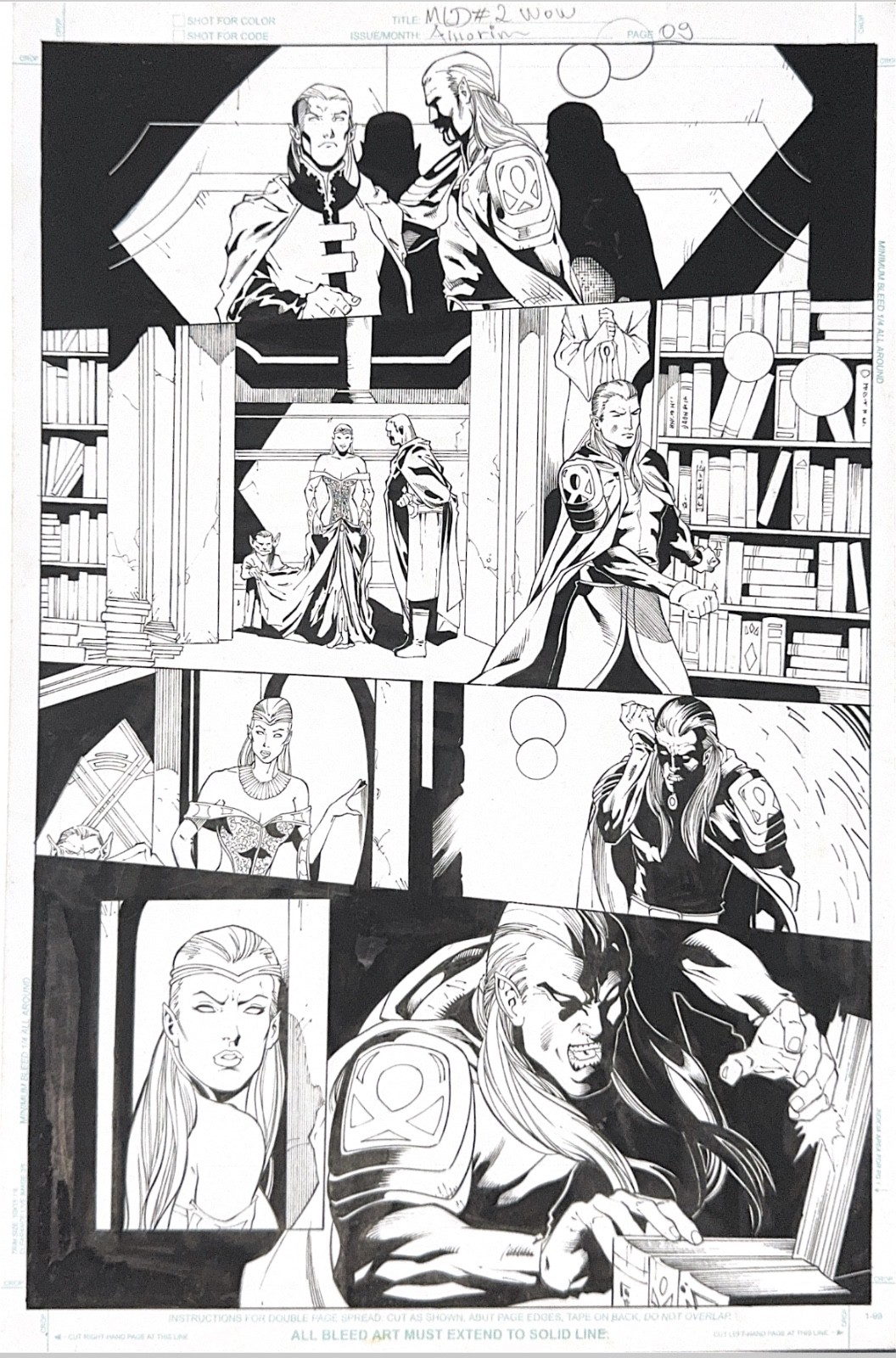 Original :Brian Pulido's Medieval Lady Death: War of the Winds #2 Story Page # 9