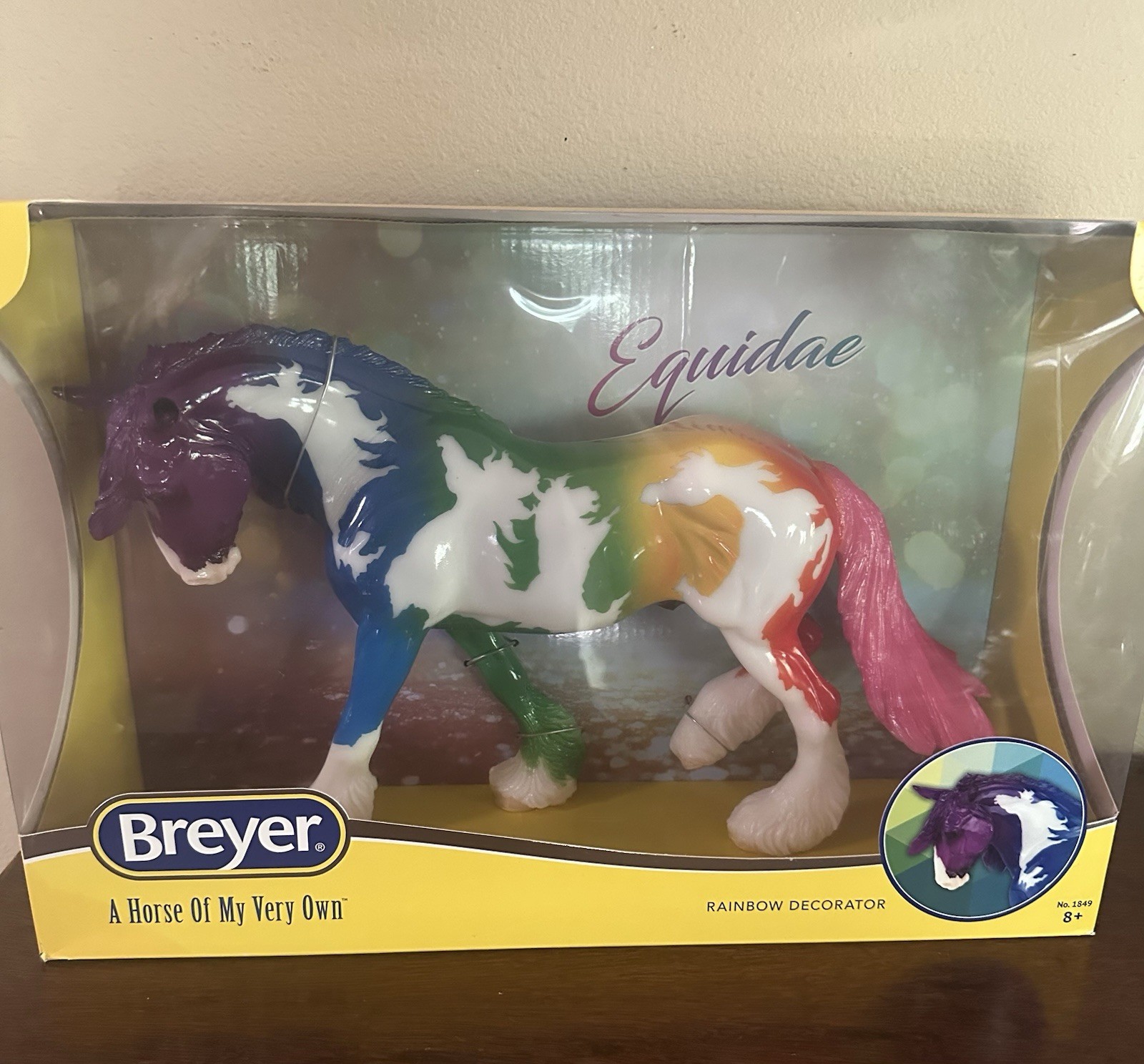 New Breyer Horse Equidae Glossy Rainbow Othello Wintersong Decorator NIB