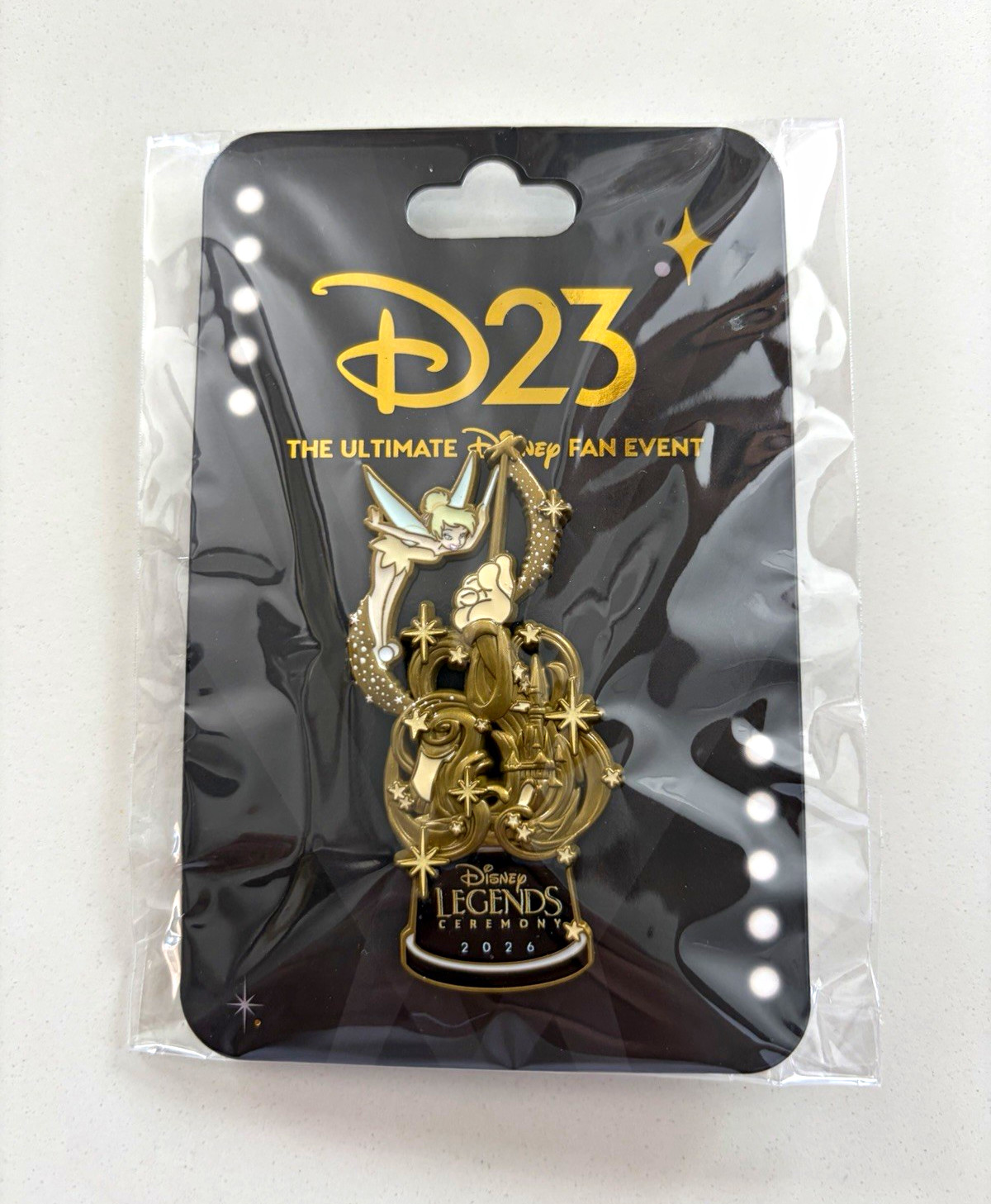 Disney D23 2026 Disney Legends Ceremony Tinker Bell Single Pin Honda Center