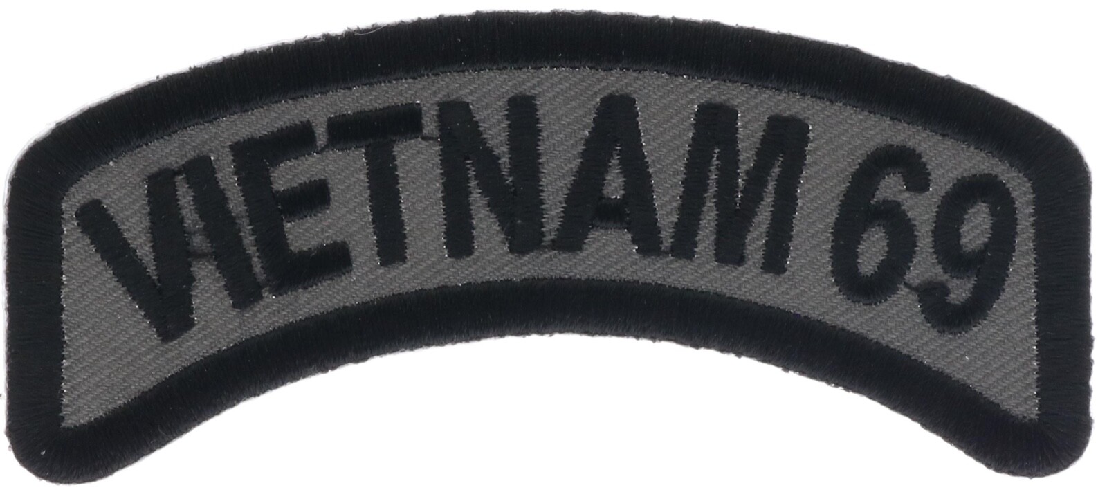 Vietnam 1969 Gray on Black 3.5 inch Patch IV2420 F4D19W
