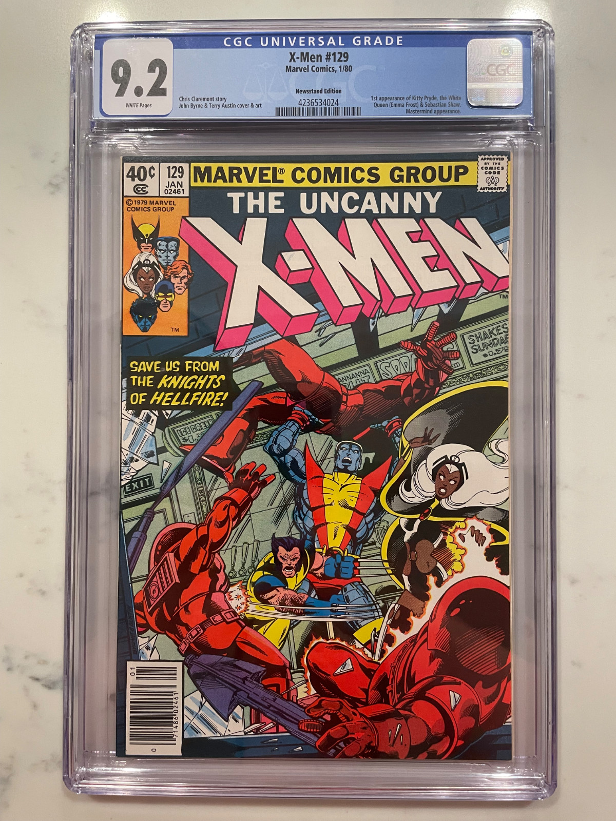 Uncanny X-Men #129 CGC 9.2 White Pages Newsstand Edition Mile High II Pedigree Uncanny X-Men #129 CGC 9.2 White Pages Newsstand Edition Mile High II Pedigree
