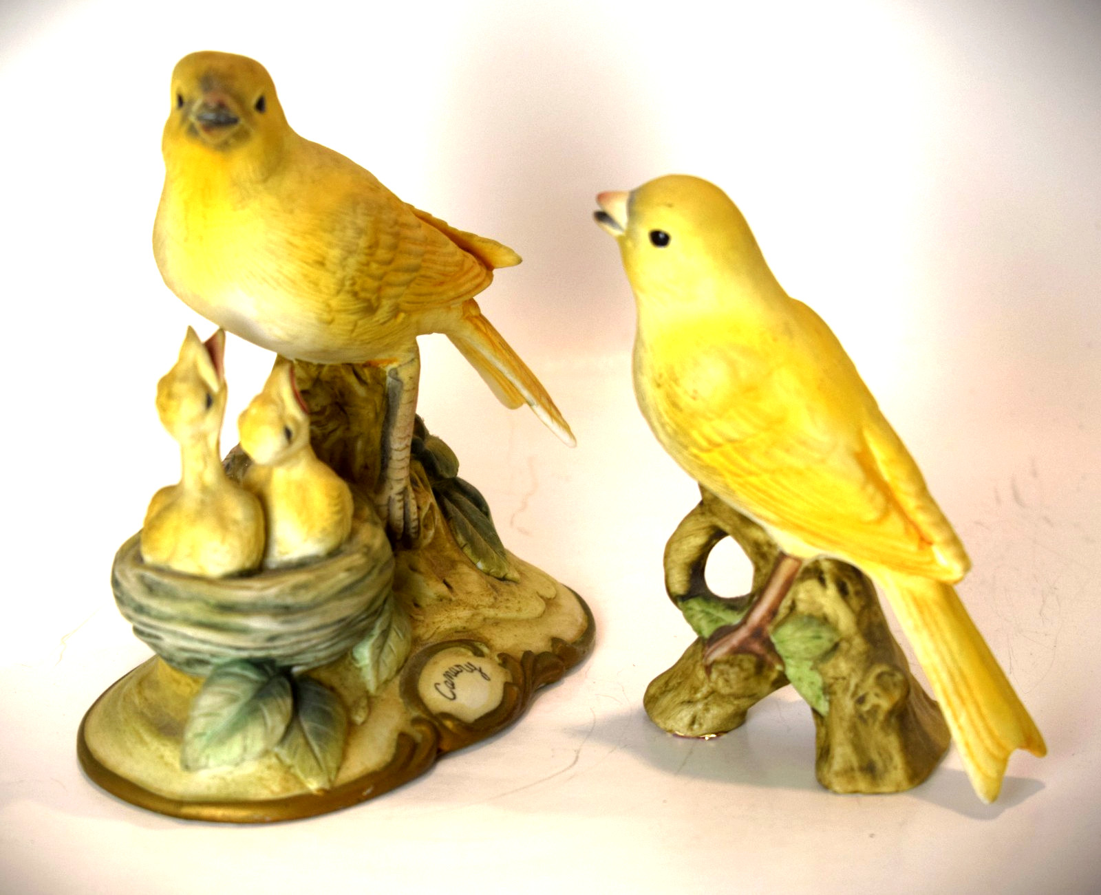Vintage Lefton Bied Figurines Lot KW3505 Waxwing Nest Chicks KW1251 Japan Vintage Lefton Bied Figurines Lot KW3505 Waxwing Nest Chicks KW1251 Japan