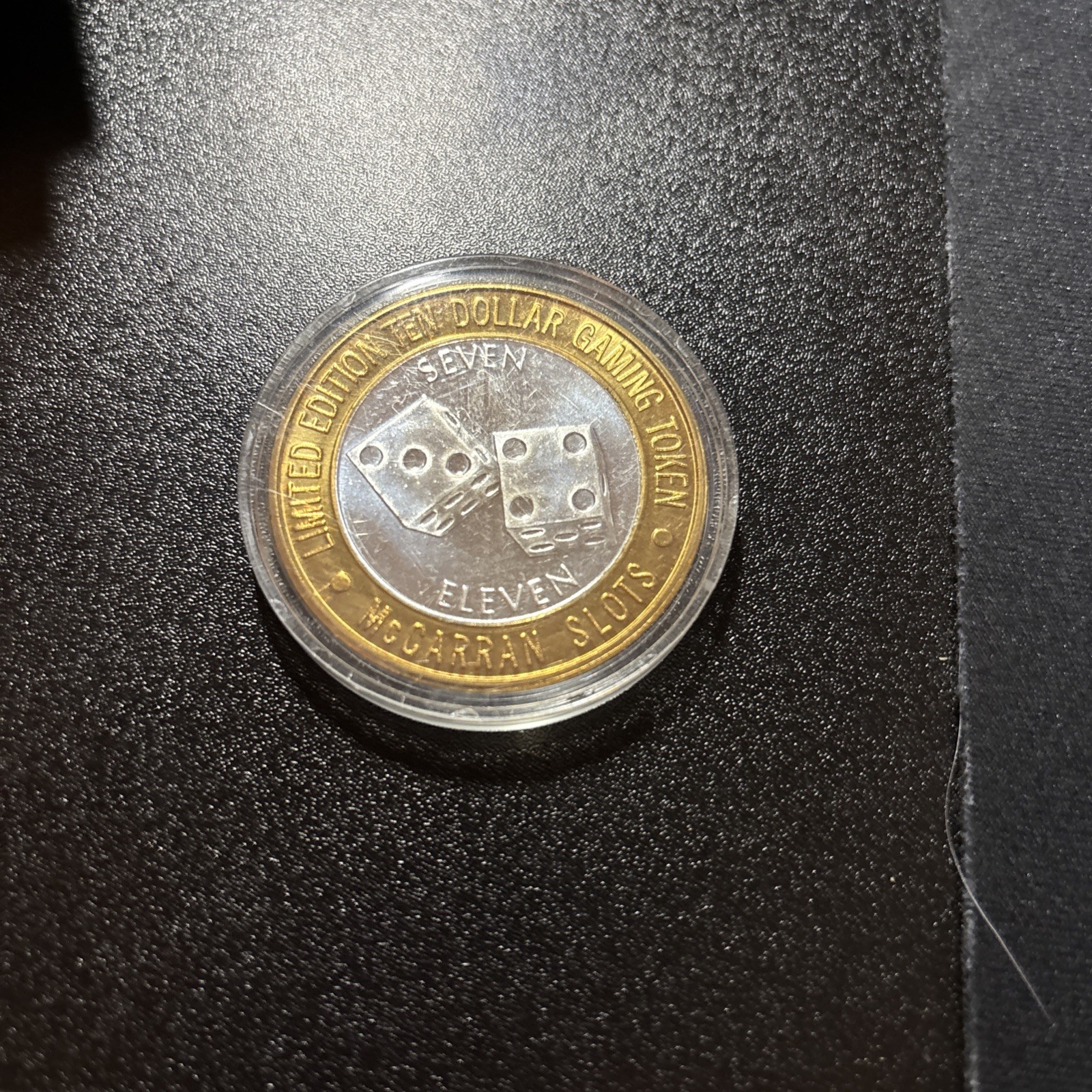Ten Dollar Token Las Vegas McCarran Airport Seven Eleven .999 Fine Silver Coin Ten Dollar Token Las Vegas McCarran Airport Seven Eleven .999 Fine Silver Coin