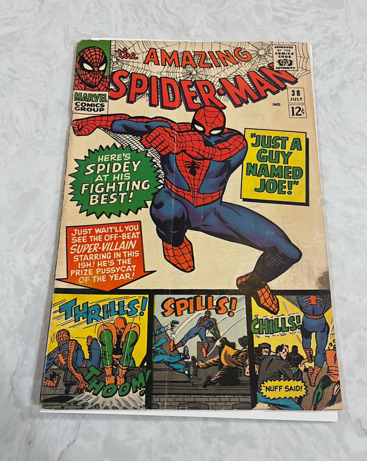 Marvel The Amazing Spider-Man #38 Silver Age Stan Lee/Steve Ditko \