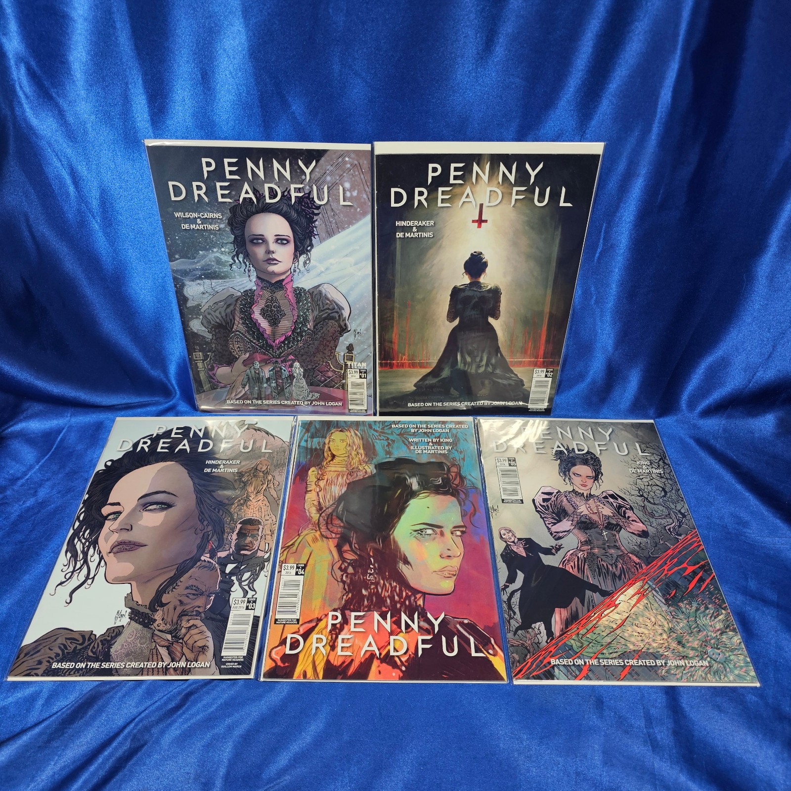 Penny Dreadful #1-5 (2016) Cover A Complete Set 1st Print Titan Comics 1 2 3 4 5