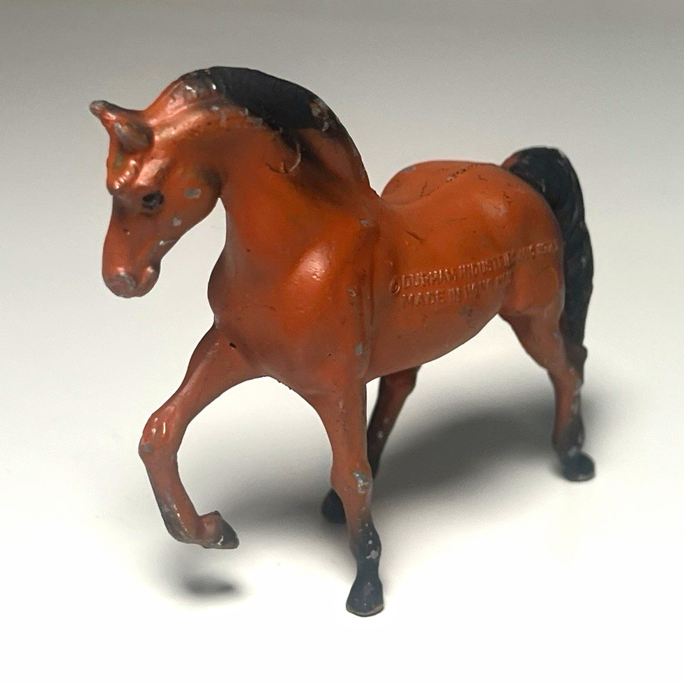 Vintage 1978 Durham Industries Diecast Metal Horse Figurine Made in Hong Kong