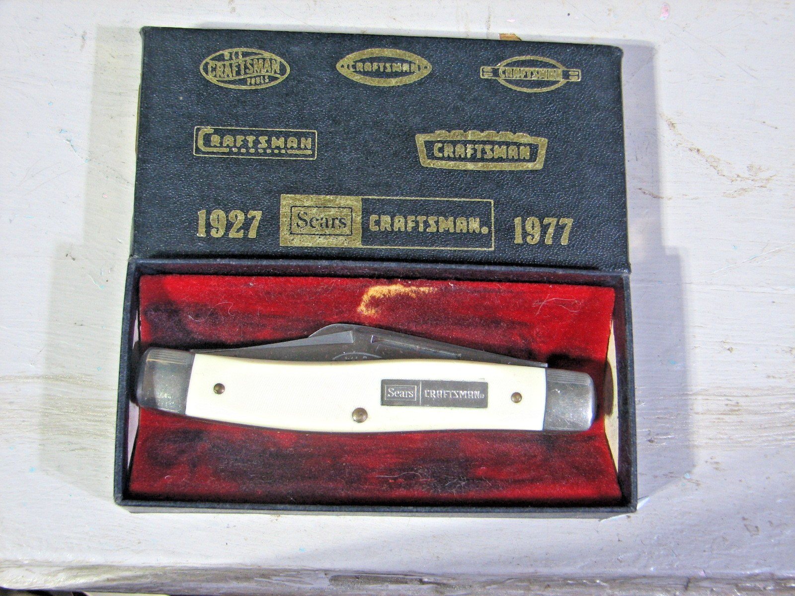 vtg Sears Craftsman 1927-1977 Stockman Pocket Knife vtg Sears Craftsman 1927-1977 Stockman Pocket Knife