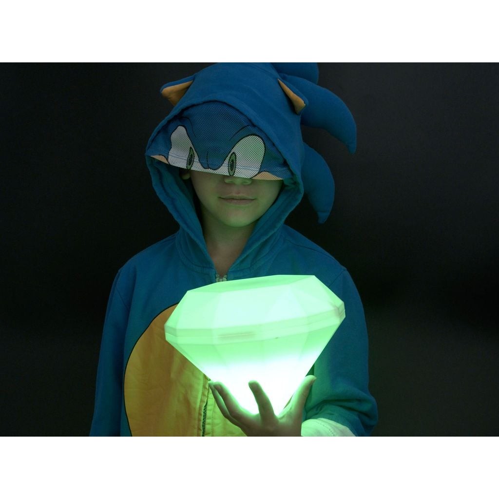 LED Glowing Emerald 3D-Printed