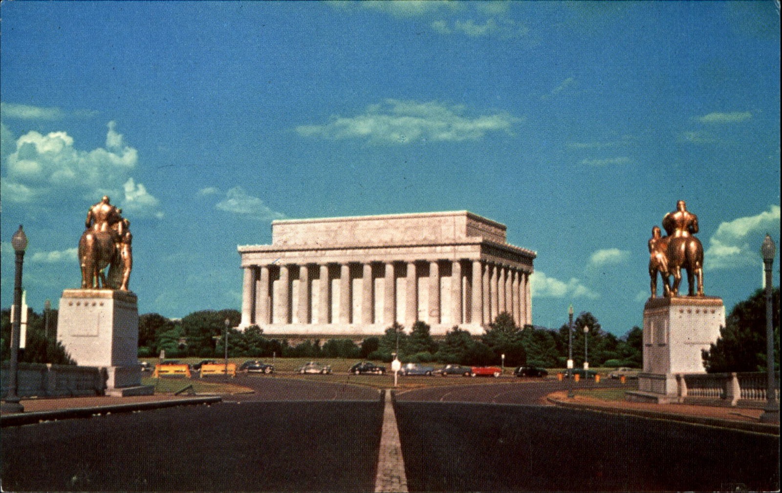 Lincoln Memorial Washington DC ~ 1950s Lincoln Memorial Washington DC ~ 1950s