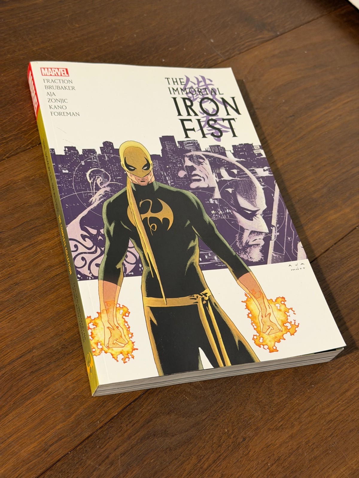 Immortal Iron Fist Complete Collection Vol 1 TPB Brubaker Fraction Aja Marvel