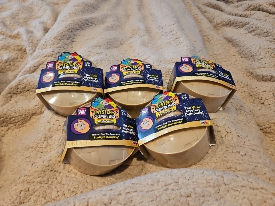 RMS Crazy Fun Five Below Mystery Squishy Starlight Dumpling LOT OF 5 NEW RMS Crazy Fun Five Below Mystery Squishy Starlight Dumpling LOT OF 5 NEW
