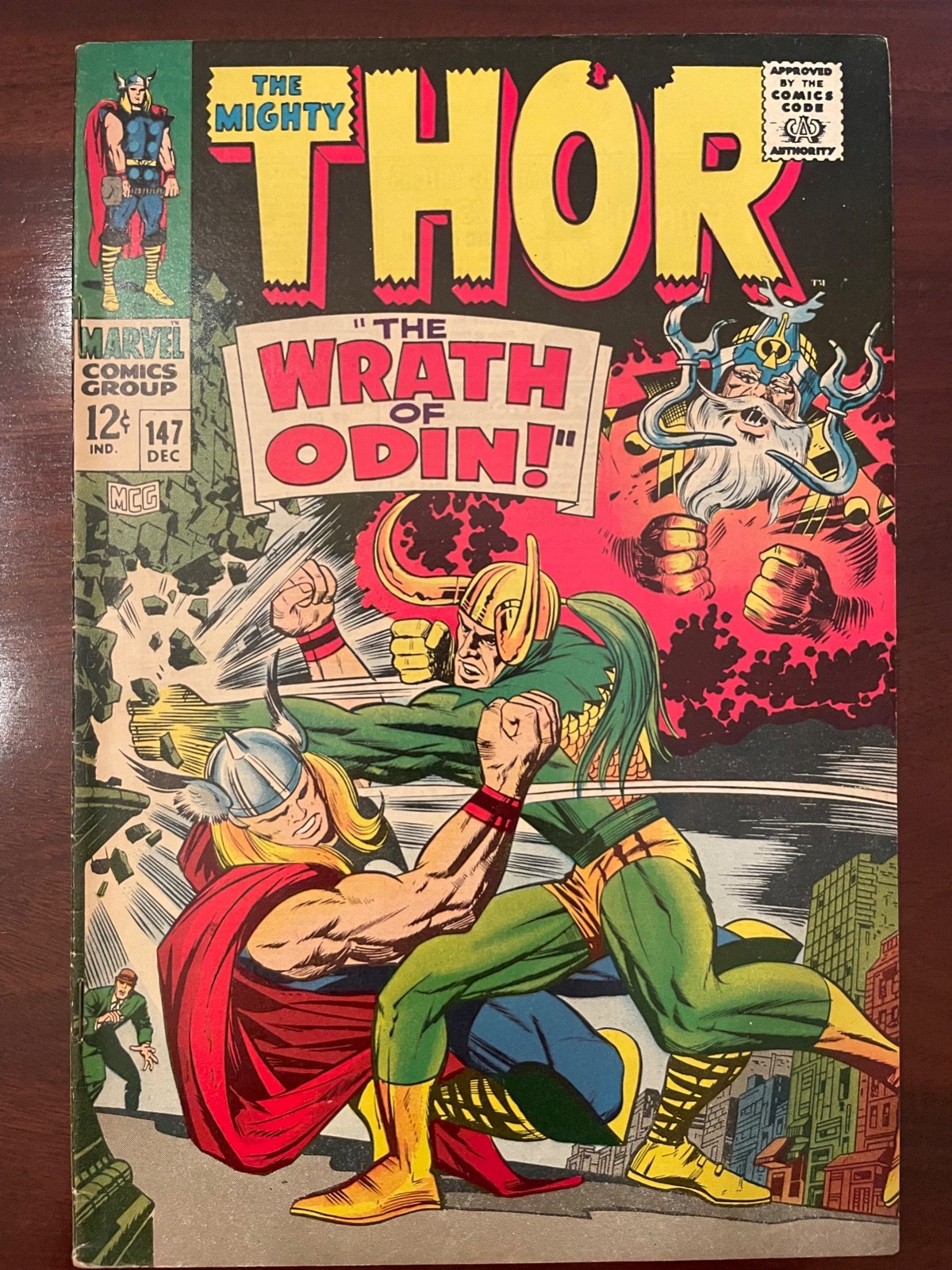 THOR #147 (1967) - Silver Age Comic - est 4.5 (VG+) THOR #147 (1967) - Silver Age Comic - est 4.5 (VG+)