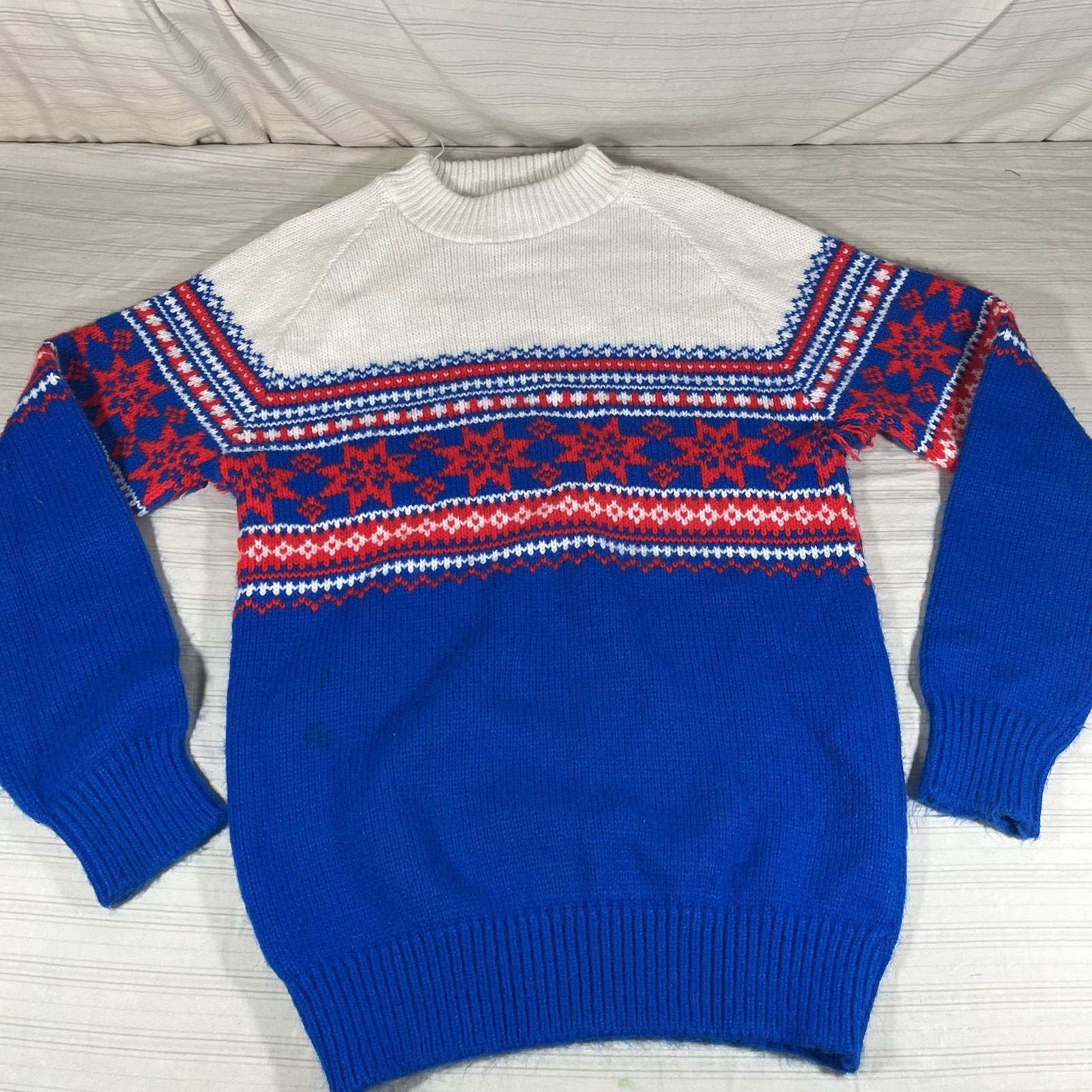 Very RARE Vintage SNO JET KNIT Sweater Snojet Snowmobile Apparel Sz Small?
