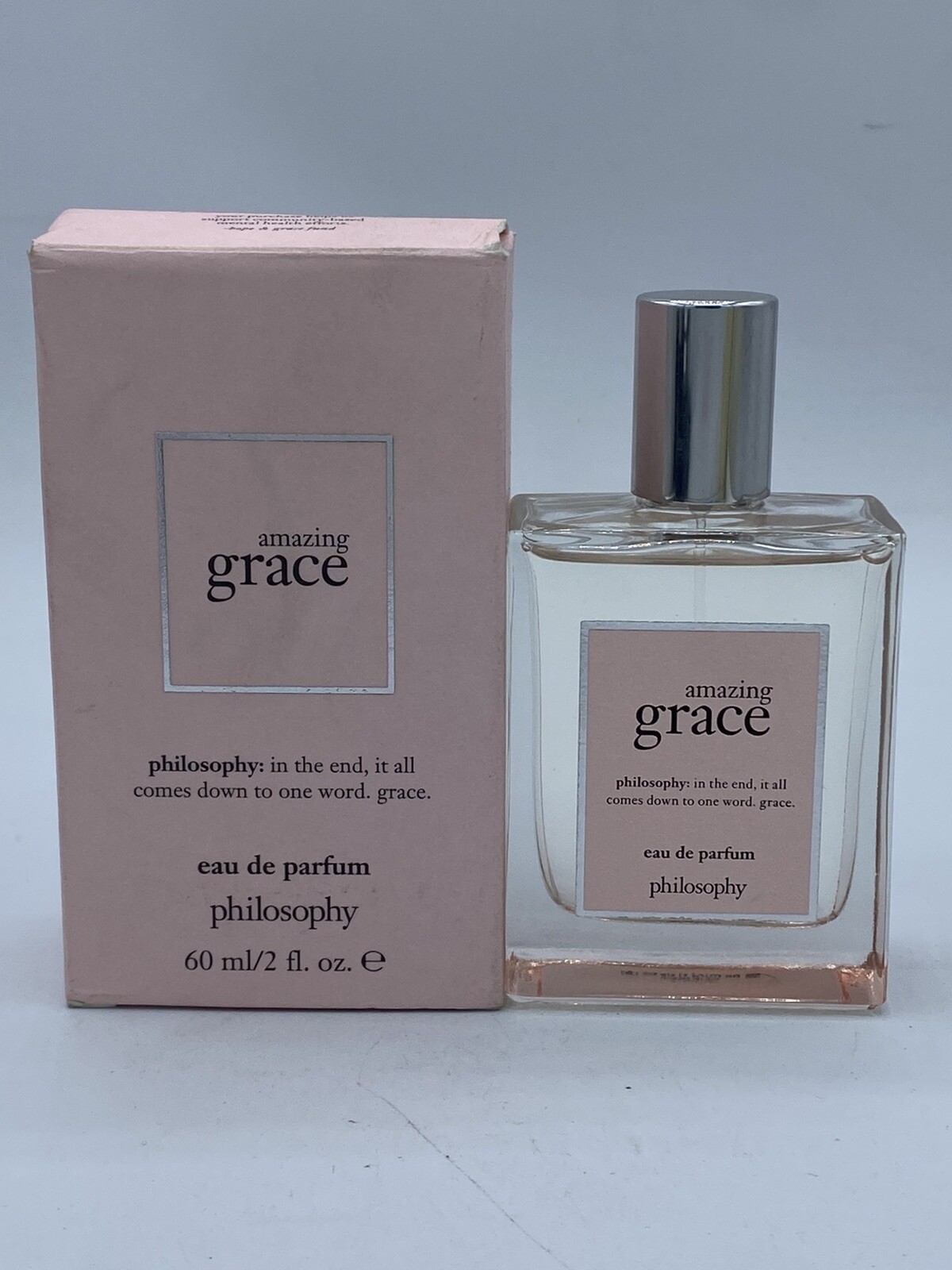 Philosophy Amazing Grace Eau De Parfum Spray 2 oz. 60 Ml Authentic *See Details* Philosophy Amazing Grace Eau De Parfum Spray 2 oz. 60 Ml Authentic *See Details*
