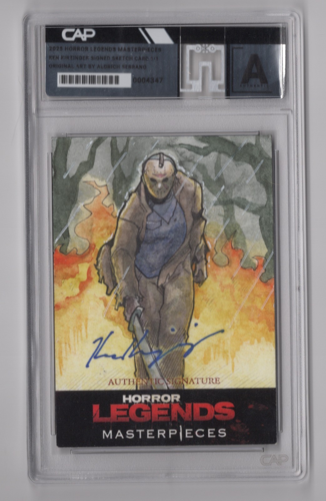 Ken Kirzinger Autograph 2025 Horror Legends Masterpieces Sketch Aldrich Serrano Ken Kirzinger Autograph 2025 Horror Legends Masterpieces Sketch Aldrich Serrano