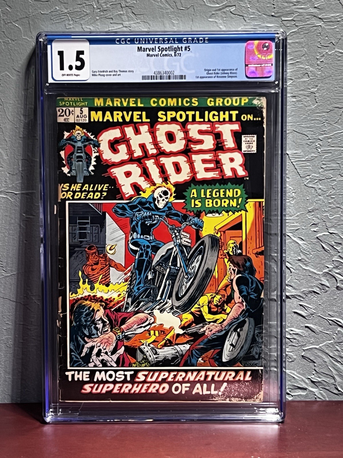 Marvel Spotlight #5 (1972) CGC 1.5🔥 1st Appearance Of Ghost Rider