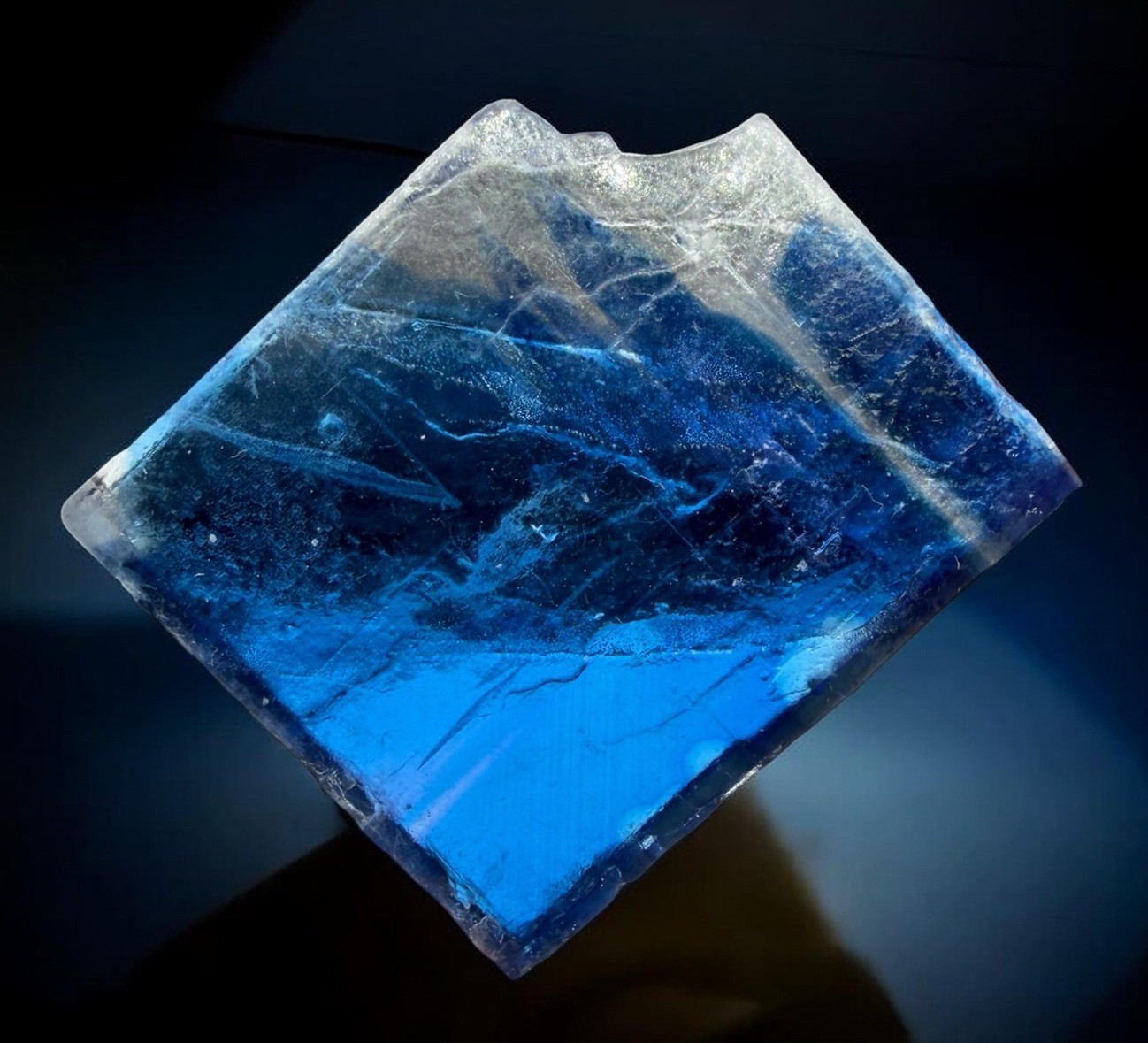 Blue Halite Crystals : Wintershall Mine . Kassel , Germany 🇩🇪 Blue Halite Crystals : Wintershall Mine . Kassel , Germany 🇩🇪