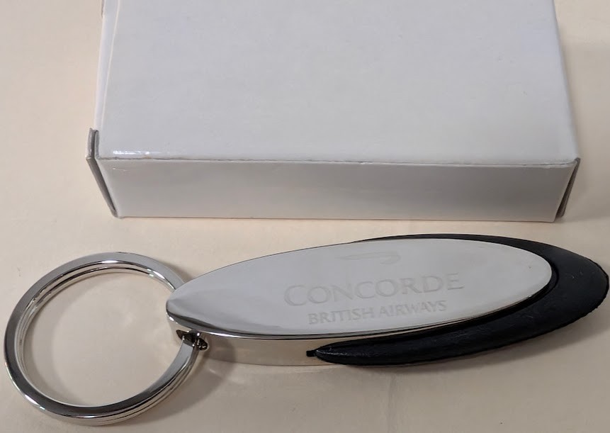 Rare old stock 2003 Commemorative BRITISH AIRWAYS Concorde Airplane KEY CHAIN Rare old stock 2003 Commemorative BRITISH AIRWAYS Concorde Airplane KEY CHAIN