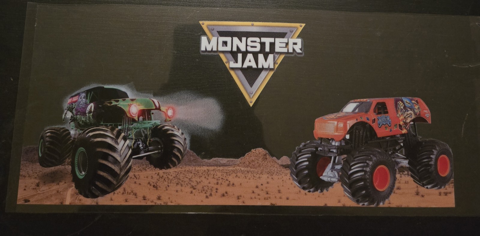 Monster Jam 11x6 Sticker Uv Sticks On Anything 1 Pcs 