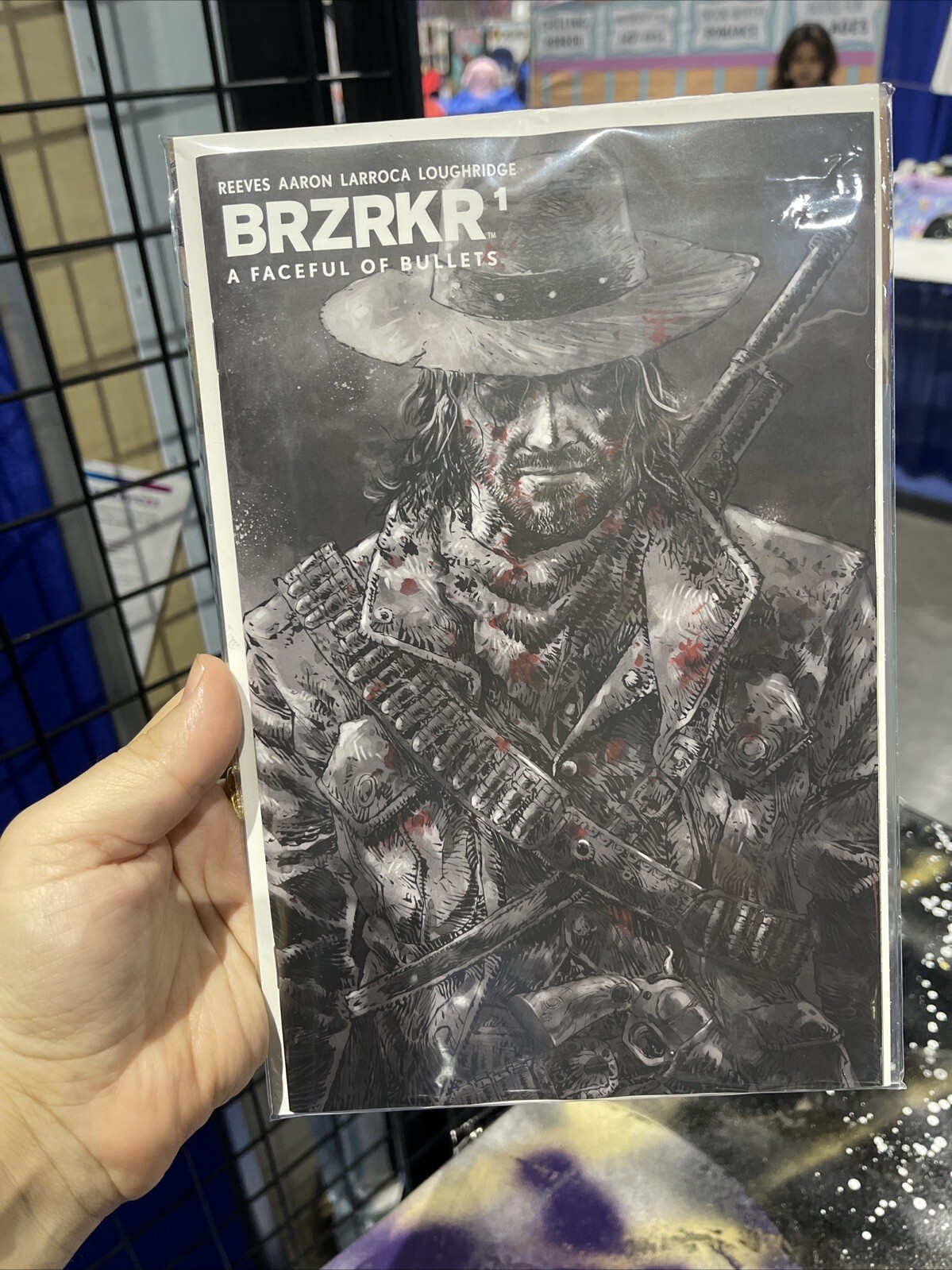 Brzrkr : A faceful Of bullets #1 - SDCC Release - Limited To 500 - Alan Quah
