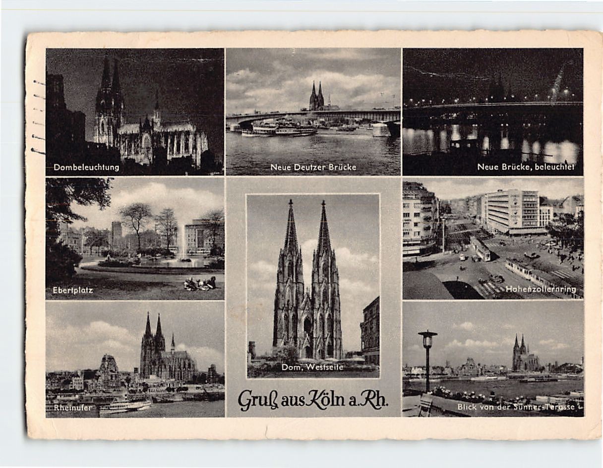 Postcard Gruß aus Cologne Germany