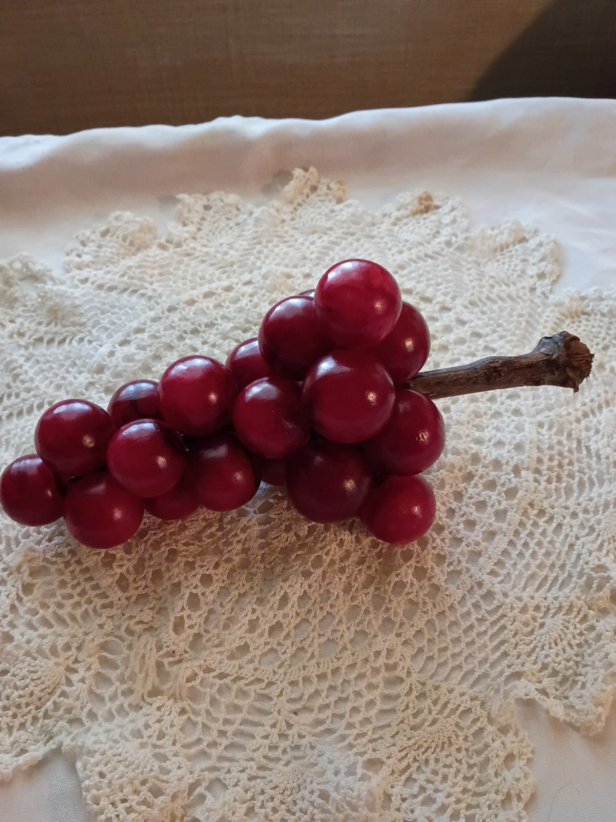 Vintage Alabaster Italian Marble Stone Grape MCM Grapes 7.5 in Vintage Alabaster Italian Marble Stone Grape MCM Grapes 7.5 in