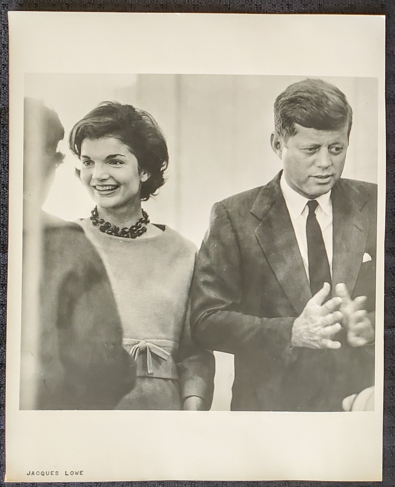 1959 John F Kennedy Jackie US President Oregon Original Jacques Lowe 8x10 Photo