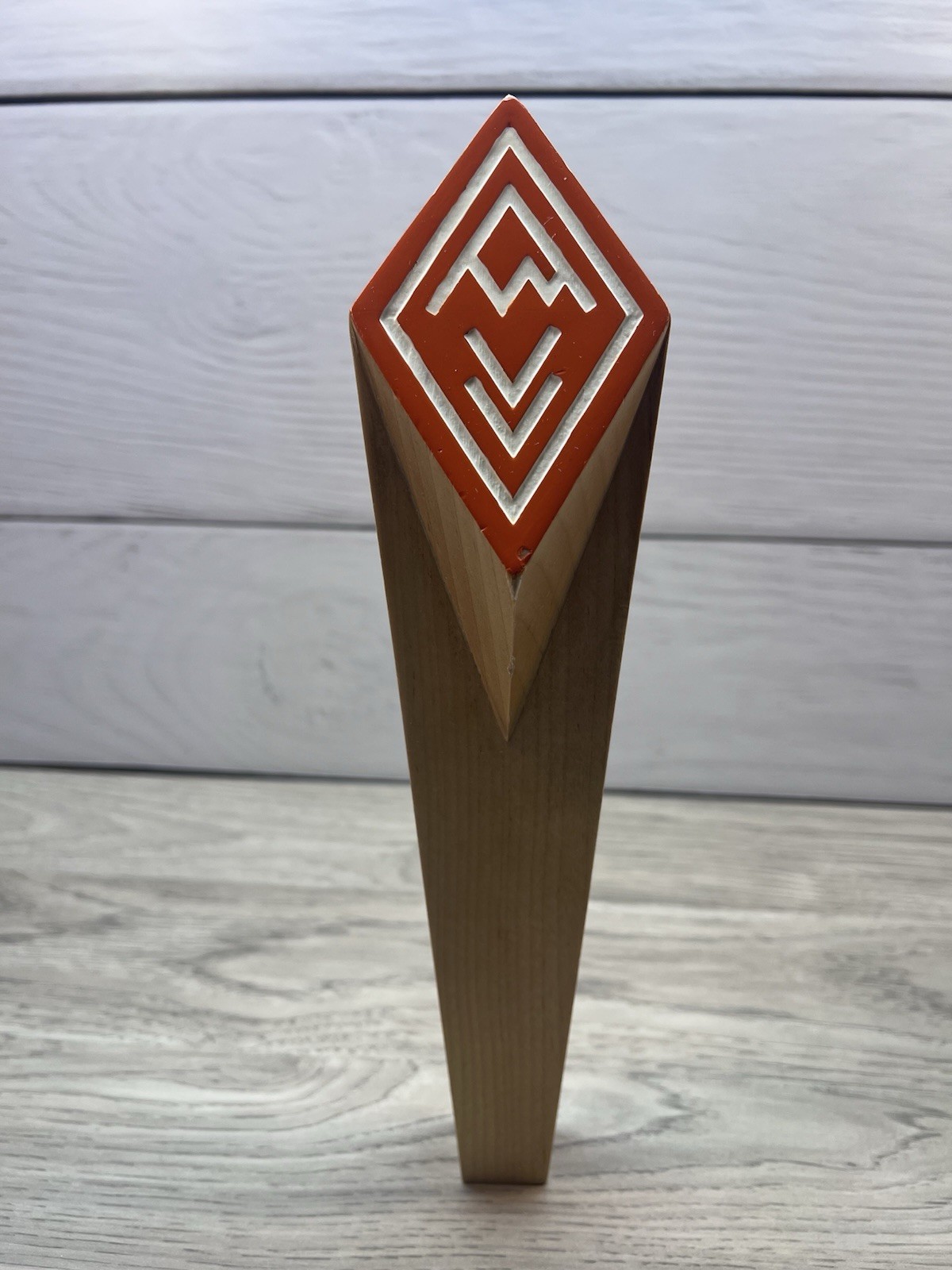 TEN MILE BREWING CO. Craft Beer Bar Keg Wooden Tap Handle TEN MILE BREWING CO. Craft Beer Bar Keg Wooden Tap Handle