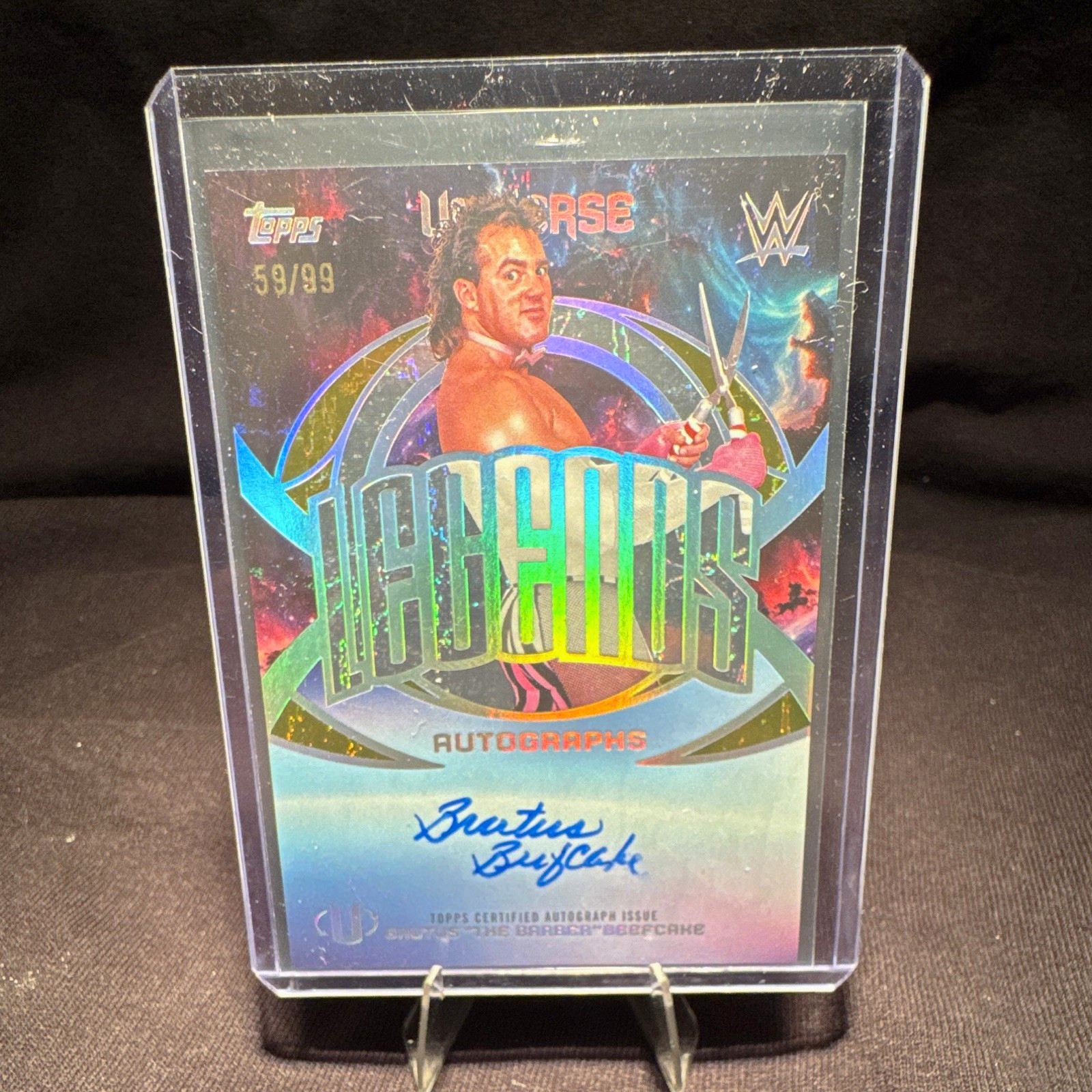 Topps 2026 Universe WWE Legends Brutus Beefcake LA-BB Hard Signed Auto /99