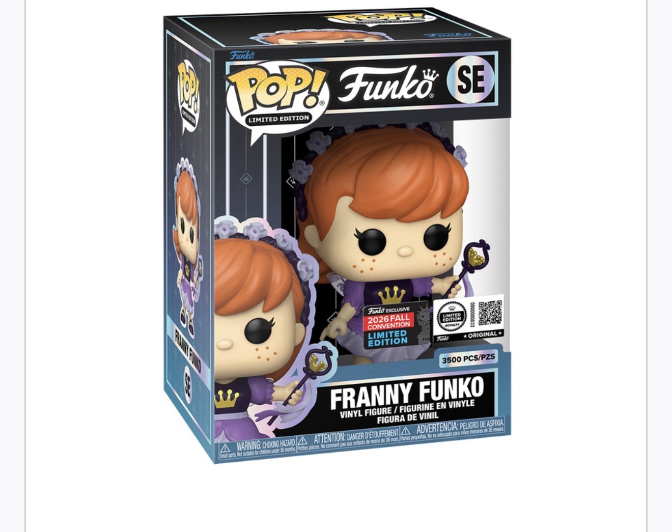 NYCC 2026 Exclusive Funko Pop Franny Funko SE Fairy Costume LE 3500 IN HAND