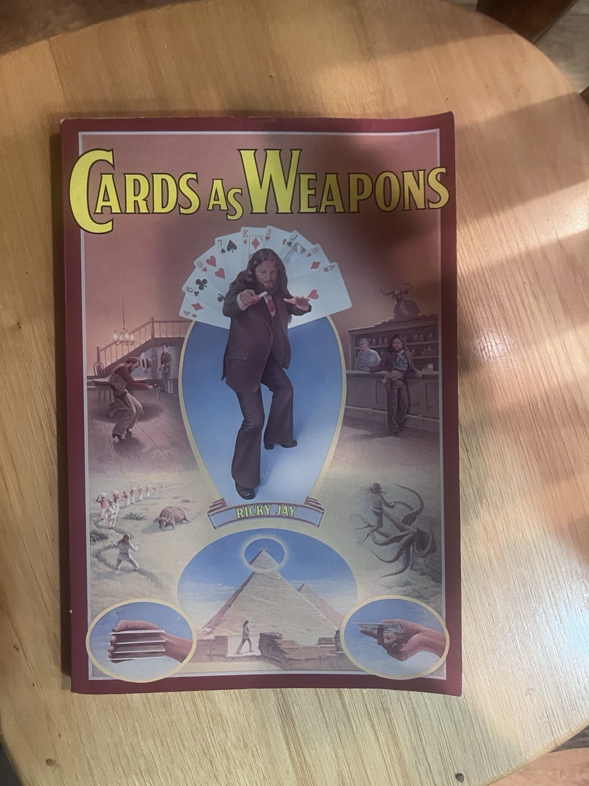 Cards as Weapons by Ricky Jay Signed Magic Book, Magic Genre Cards as Weapons by Ricky Jay Signed Magic Book, Magic Genre