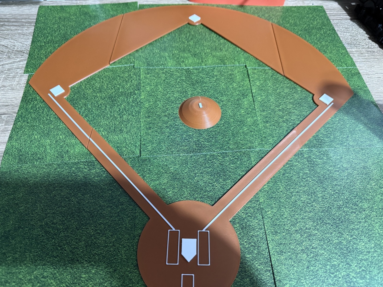 Large Baseball Field for Collectible Villages - Unique Feature for Dept 56 Lemax