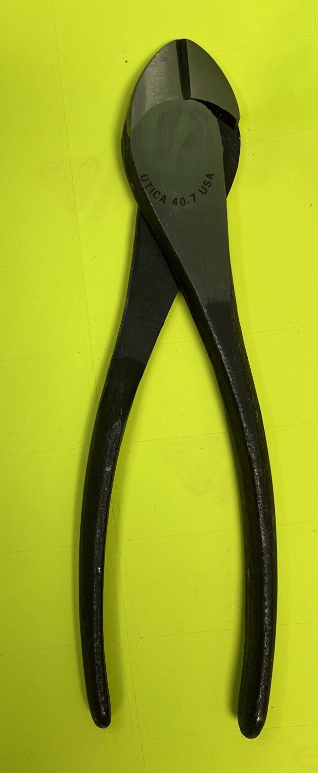 UTICA 7”Diagonal Pliers 40-7, New Vintage ,USA UTICA 7”Diagonal Pliers 40-7, New Vintage ,USA