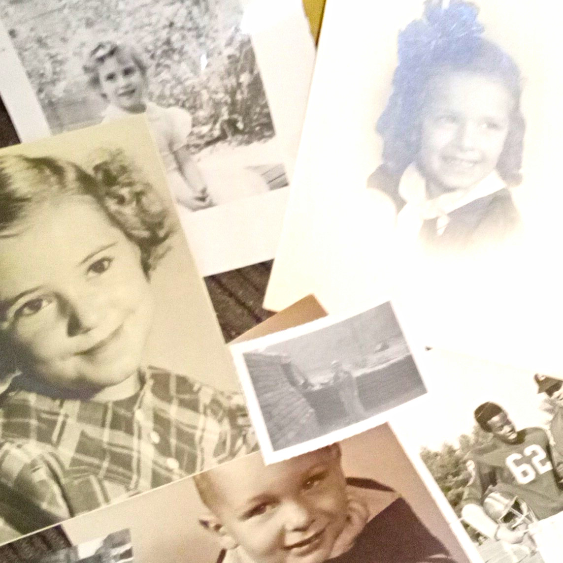 Vintage Black & White Snapshot Photograph Lot Portraits People Men Children