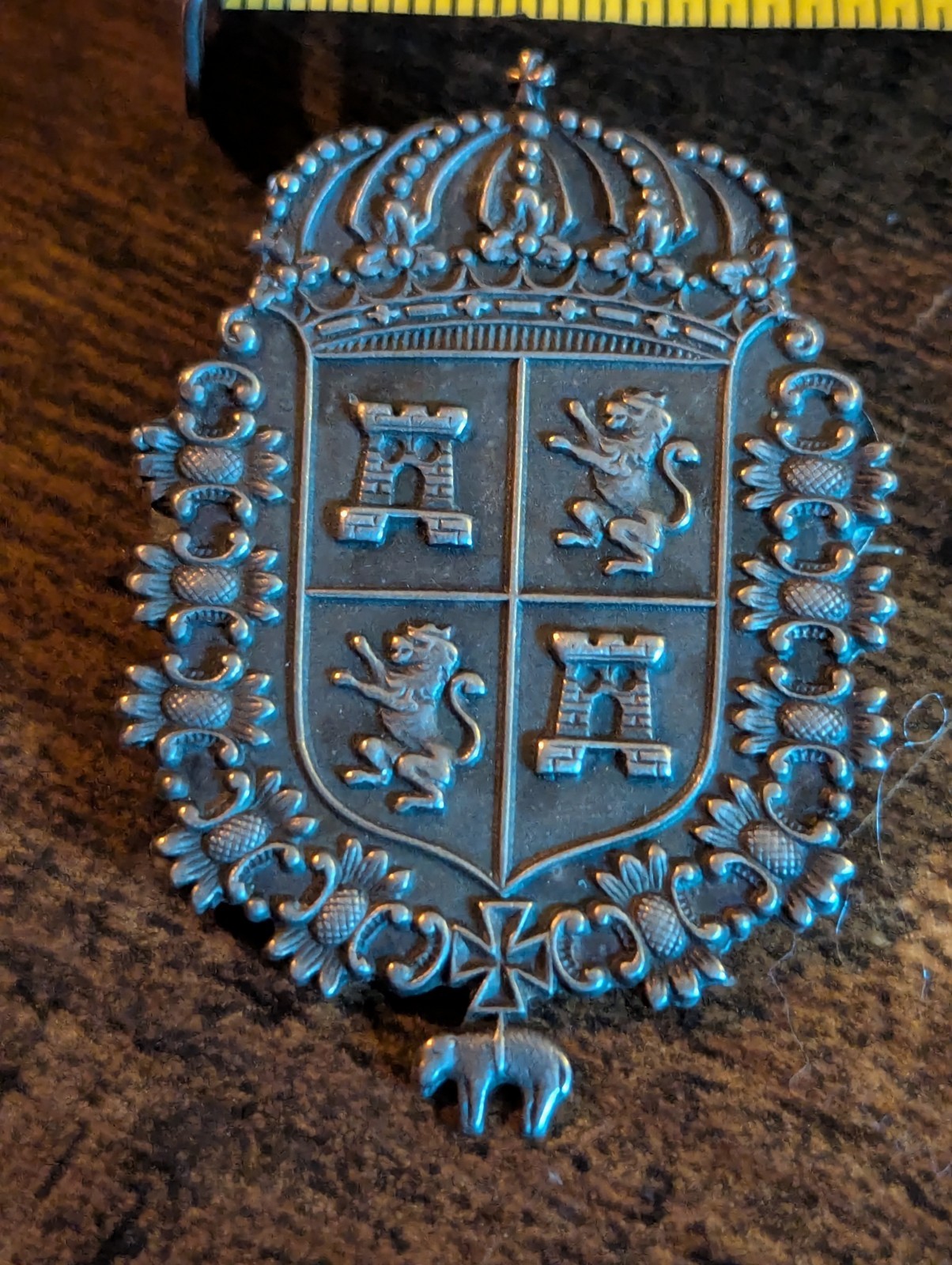 Original Sterling British Coat Of Arms WWII? Original Sterling British Coat Of Arms WWII?