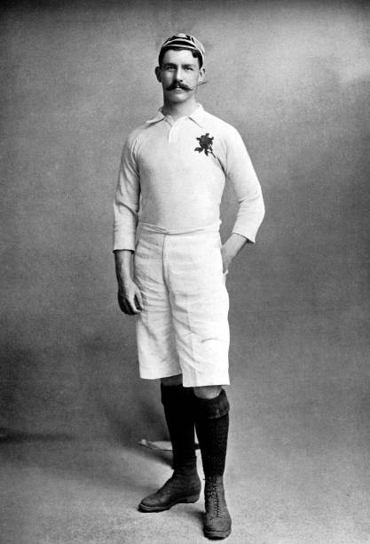 Rugby Union Circa 1896 Full Length Portrait Of J F Byrne Old Photo Rugby Union Circa 1896 Full Length Portrait Of J F Byrne Old Photo