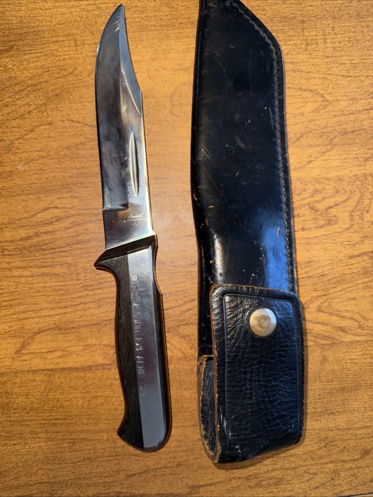 1 SQDN 108 ARM CAV Military Knife W Sheet