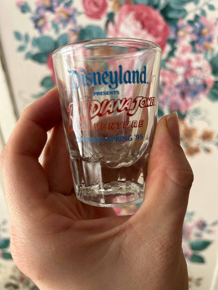 Disneyland Indiana Jones Adventure Opening Spring \'95 Shot Glass Disneyland Indiana Jones Adventure Opening Spring \'95 Shot Glass