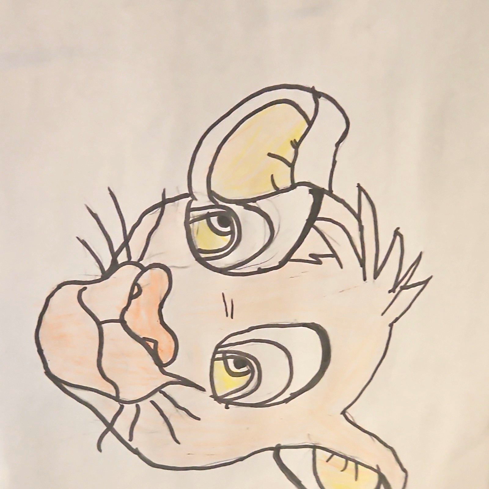 Disney The Lion King Simba Drawing 1990s Western Animation Art