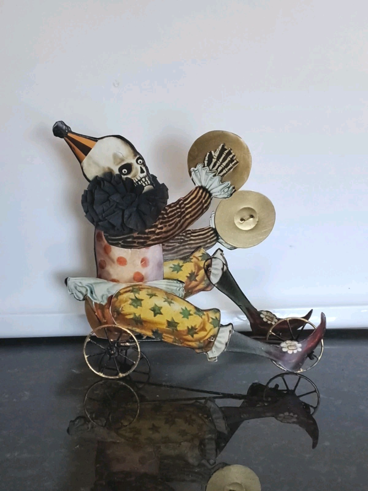 Bethany Lowe Designs Circus Skelly On A Trike Halloween Big Top Retired 2018 Bethany Lowe Designs Circus Skelly On A Trike Halloween Big Top Retired 2018