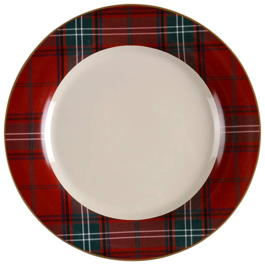 Williams Sonoma Tartan Plaid Dinner Plate 10495710