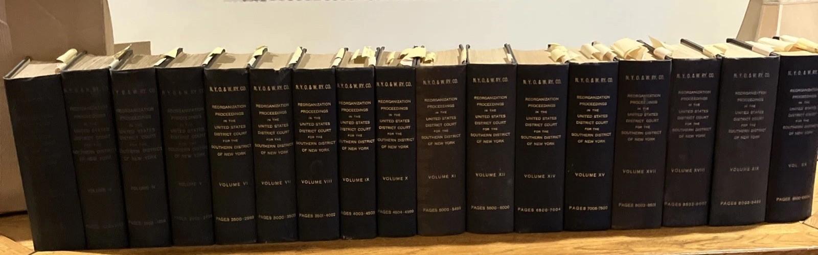 new york ontario and western railway company reorganization proceedings 17 Vol. new york ontario and western railway company reorganization proceedings 17 Vol.